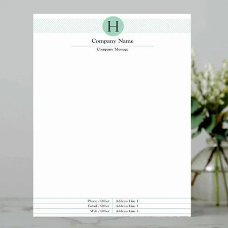 Law, Public Safety Design Customized Printed Letterheads