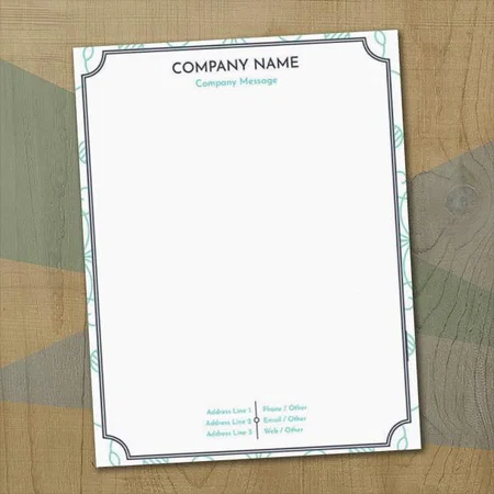 Event Planning & Entertainment Customized Printed Letterheads