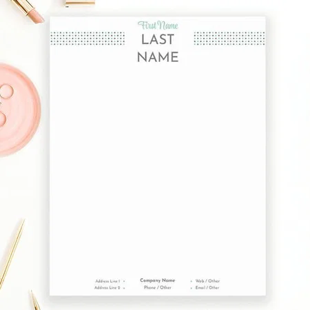 Accounting & Tax Customized Printed Letterheads