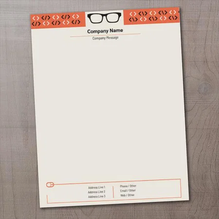Tutoring & Education Customized Printed Letterheads