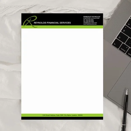 Professional Monogram Customized Printed Letterheads