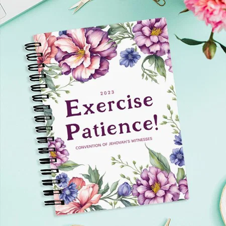 Floral Design Customized Photo Printed Notebook