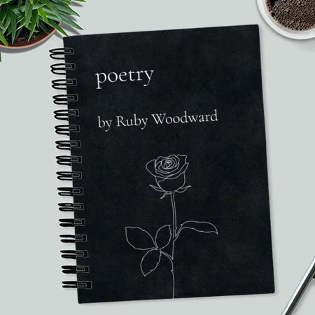 Poetry Customized Photo Printed Notebook