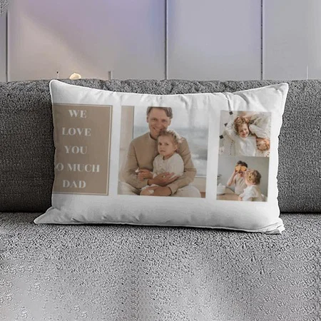 Modern Collage Photo Customized Photo Printed Pillow Cover