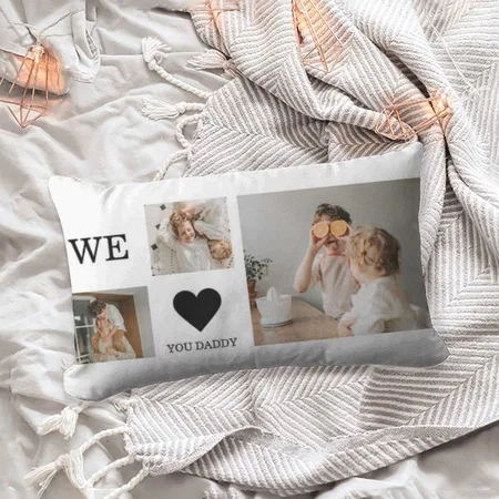 Trendy  Photo Collage Customized Photo Printed Pillow Cover