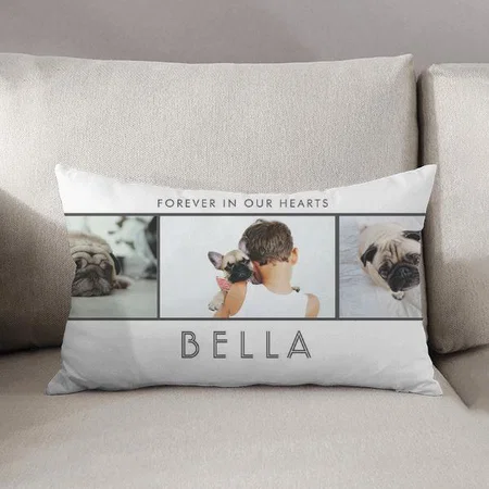 Pet Memorial Photo Collage Customized Photo Printed Pillow Cover