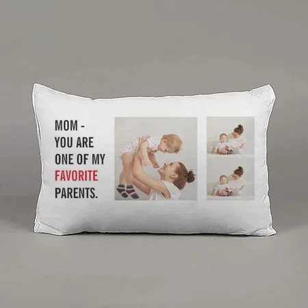 Happy Mothers Day Modern Collage Photo Customized Photo Printed Pillow Cover