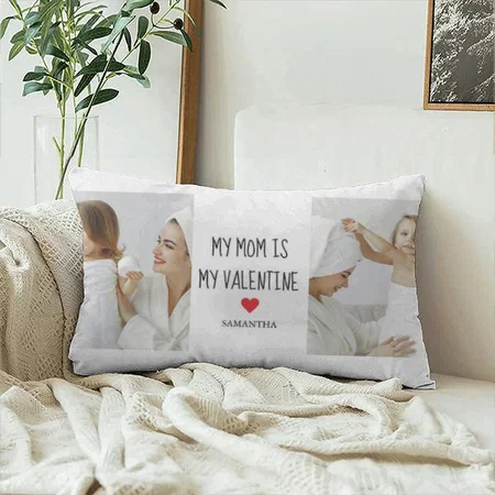 Mother's Day Photo Collage Design Customized Photo Printed Pillow Cover