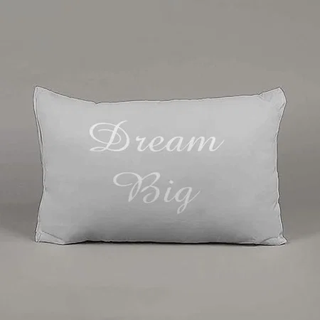 Dream Big Inspirational Quote Customized Photo Printed Pillow Cover