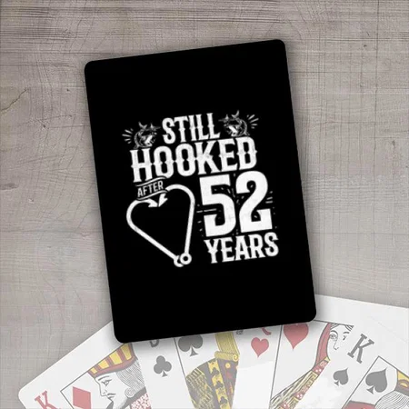 Sttil Hooked after 52 Years Customized Photo Printed Playing Cards