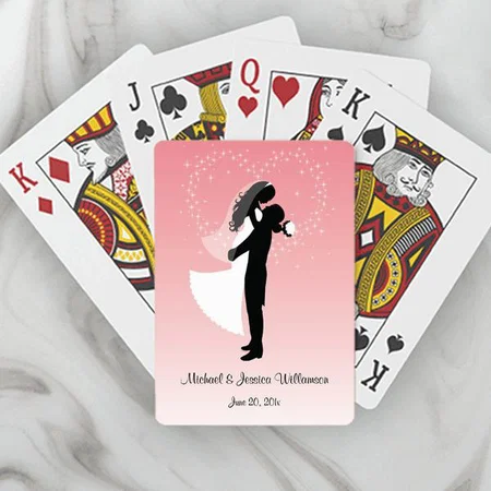 Wedding Couple Customized Photo Printed Playing Cards