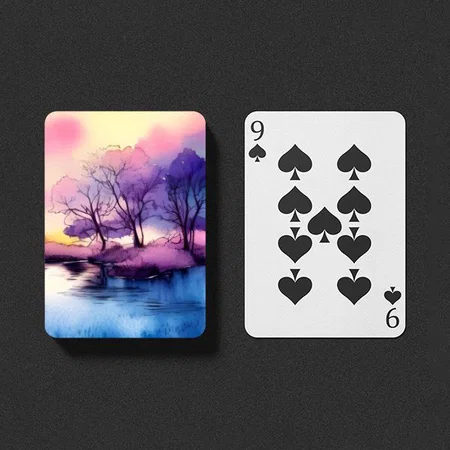 Nature Design Customized Photo Printed Playing Cards