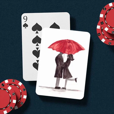 Couple Design Customized Photo Printed Playing Cards