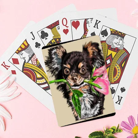 Dog Design Customized Photo Printed Playing Cards