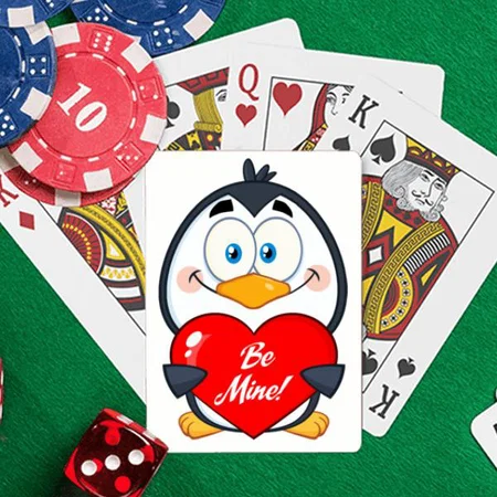 Be Mine Design Customized Photo Printed Playing Cards