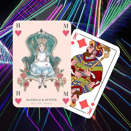Queen Girl Design Customized Photo Printed Playing Cards