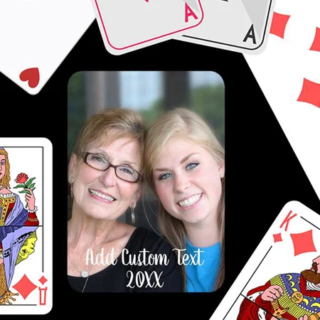 Full Photo Customized Photo Printed Playing Cards