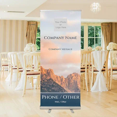 Travel & Photography Customized Photo Printed Roll Up Standee Banner