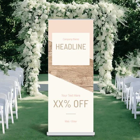Cosmetics & Beauty Fashion Customized Photo Printed Roll Up Standee Banner