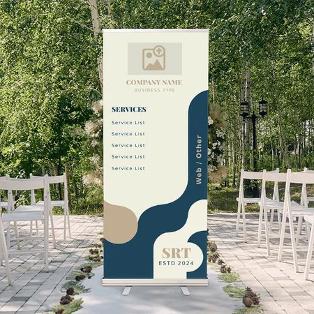Marketing & Communications Customized Photo Printed Roll Up Standee Banner