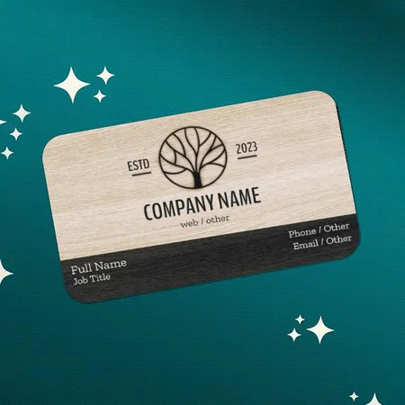 Nature & Landscapes Customized Rectangle Visiting Card