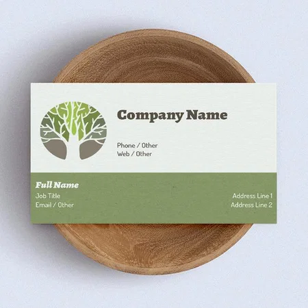 Agriculture & Farming Customized Rectangle Visiting Card