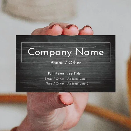 Coffee Shops Standard Customized Rectangle Visiting Card