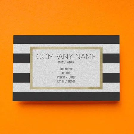 Journalism & Media Customized Rectangle Visiting Card