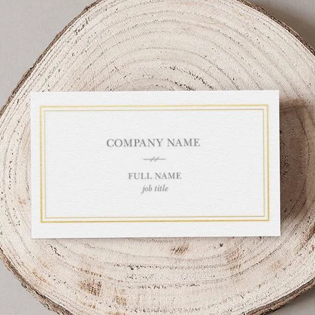 Finance & Insurance Design Customized Rectangle Visiting Card