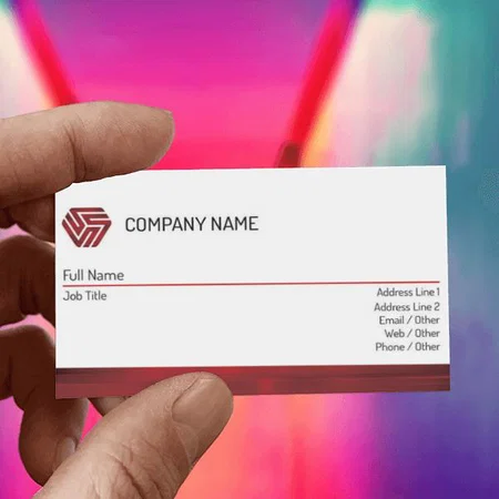 Financial Consulting Customized Rectangle Visiting Card
