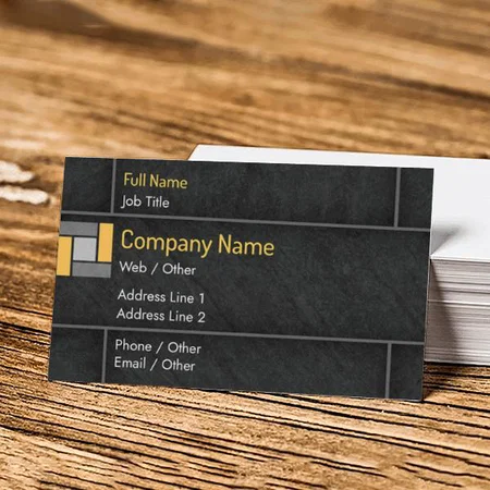 Flooring & Tiling Line Design Customized Rectangle Visiting Card