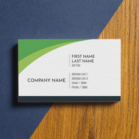 Health & Wellness Customized Rectangle Visiting Card