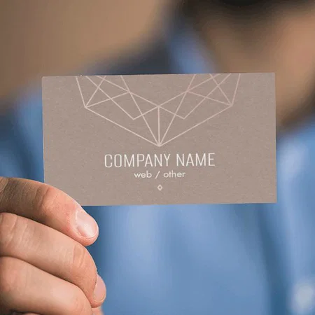 Retro & Vintage Premium Customized Rectangle Visiting Card