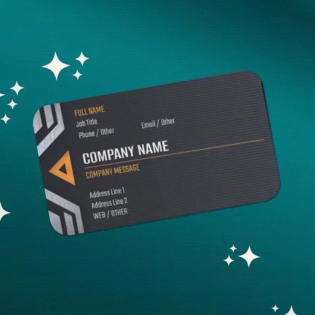 Corporate Design Customized Rectangle Visiting Card
