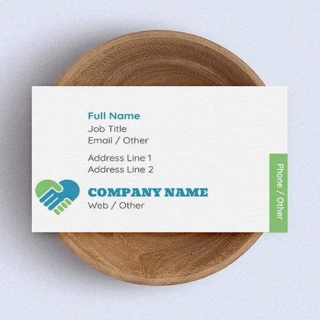 Campaigning & Fundraising Customized Rectangle Visiting Card