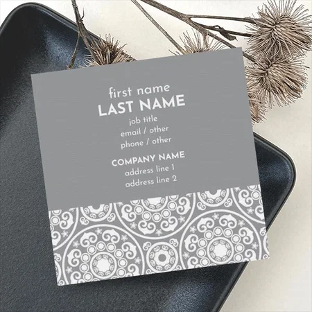 Education & Child Care Customized Square Visiting Card