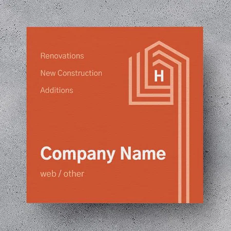Automotive & Transportation Customized Square Visiting Card