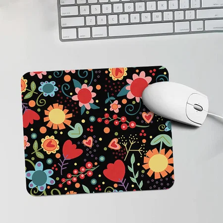 Floral Inspirivity Customized Printed Rectangle Mousepad Photo Mouse Pad
