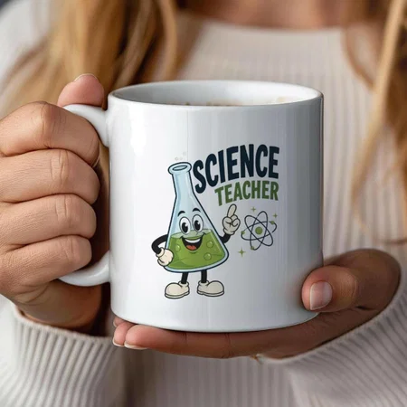 Science Teacher Gift Customized Photo Printed Coffee Mug