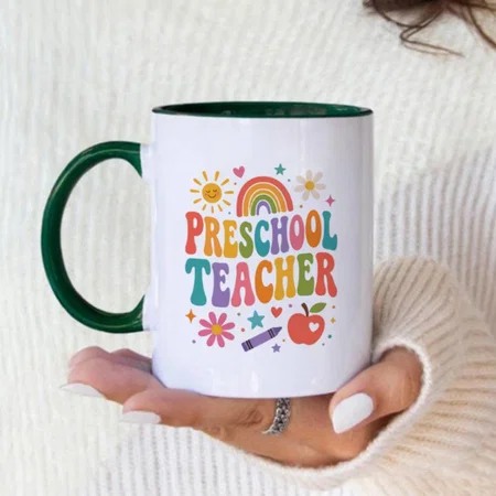 Preschool Teacher Gift Customized Photo Printed Coffee Mug