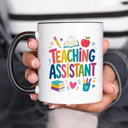 Personalized Teaching Assistant Gift Customized Photo Printed Coffee Mug