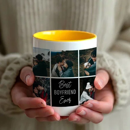 Best Boyfriend Ever Customized Photo Printed Coffee Mug
