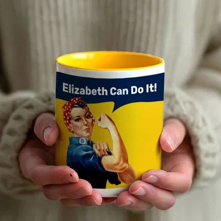 Can Do It Customized Photo Printed Coffee Mug