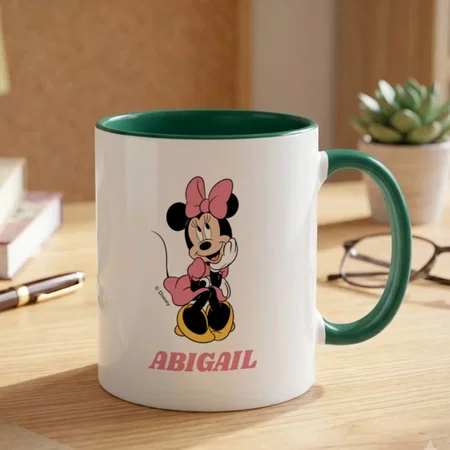 Cute Cartoon Posing Customized Photo Printed Coffee Mug