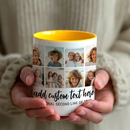 14 Photo Collage Customized Photo Printed Coffee Mug