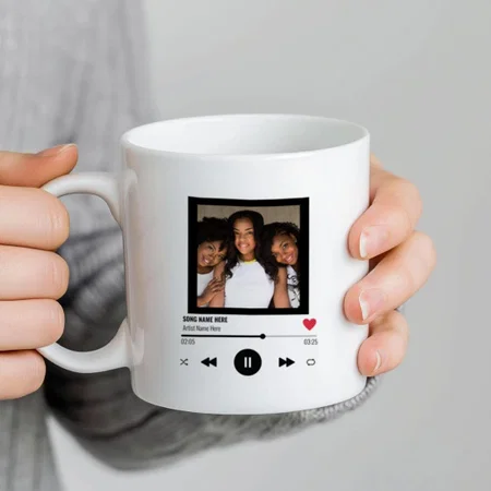 Best Friends Unique Personalized Photo Gift Customized Photo Printed Coffee Mug