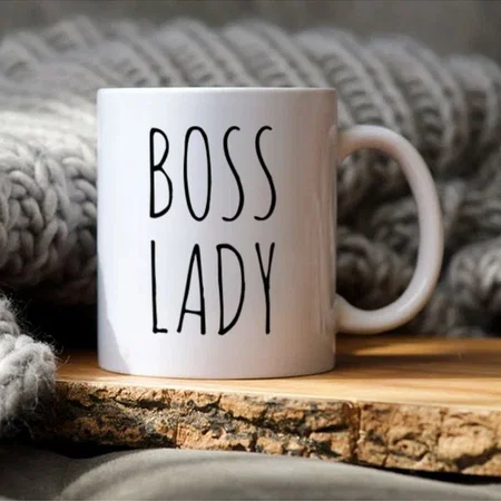 Boss Lady Design Customized Photo Printed Coffee Mug
