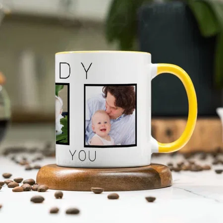 Happy Father's Day Customized Photo Printed Coffee Mug