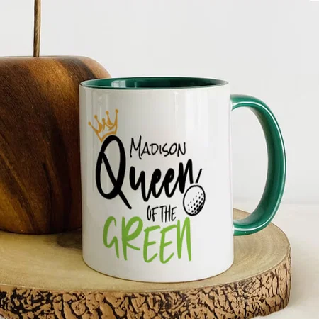 Golf Queen Customized Photo Printed Coffee Mug