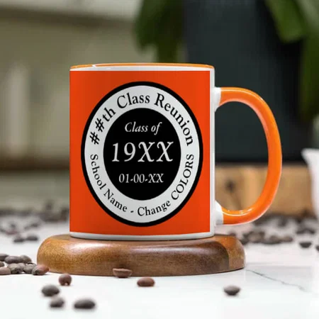 Class Reunion Customized Photo Printed Coffee Mug